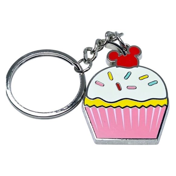 3 Disney Limited Release Keychains Mickey Mouse Minnie Mouse Mystery Cupcakes - Picture 8 of 10